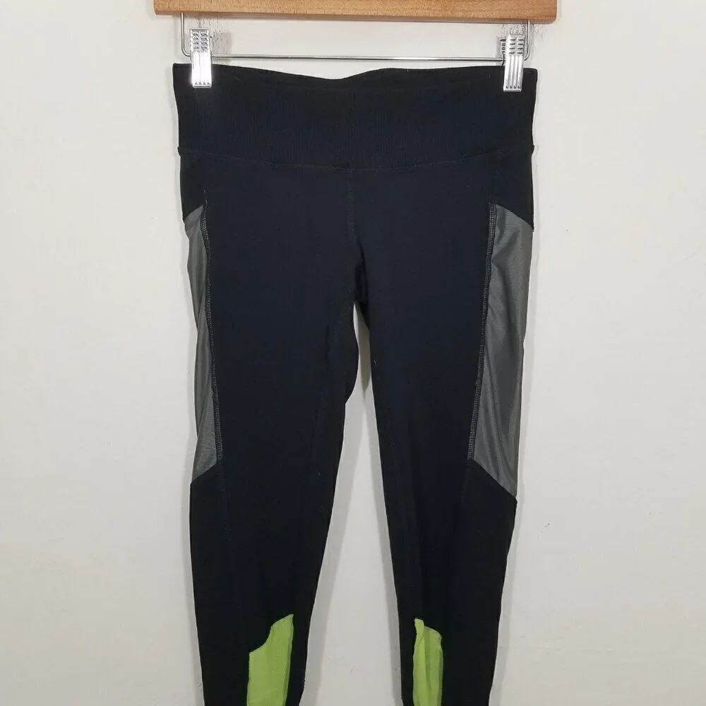 ALO Yoga Mesh Leggings‎ Black Size XS